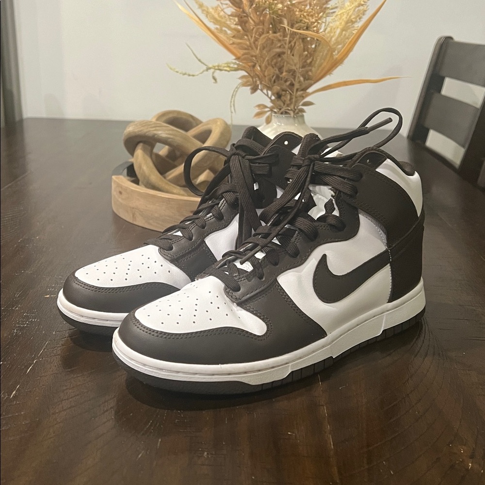 Nike Dunk High Palomino White Brown Men’s High Top Sneakers Size 8
